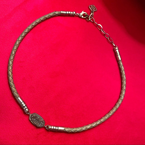 kendra scott leather cord necklace - Picture 1 of 1